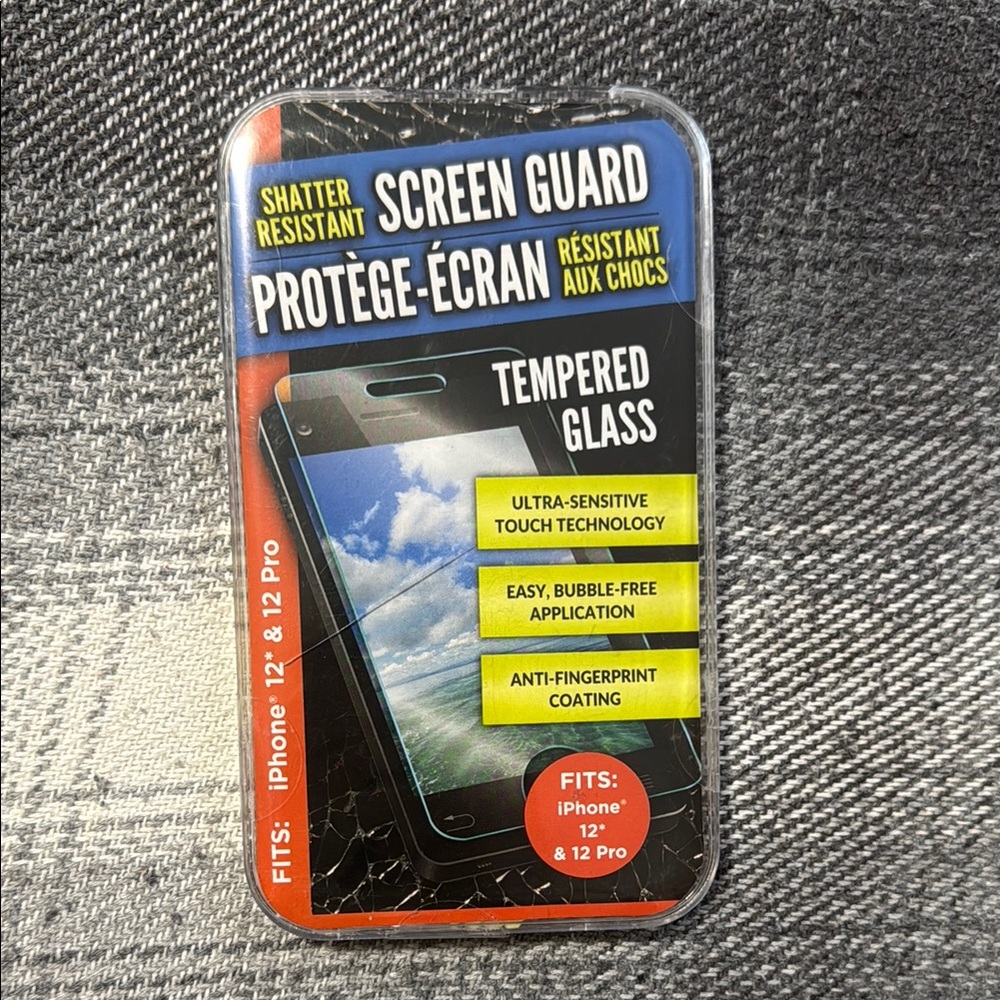 Tempered Glass Screen Protector for iPhone 12/12 Pro